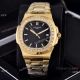 Copy Patek Philippe Nautilus 40mm Watches New Green Dial Gold Case (2)_th.jpg